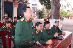 Tập huấn quân sự cho 124 Chỉ huy trưởng Ban Chỉ huy quân sự cấp xã