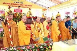 Đắk Nông: Chùa Phước Quang động thổ xây chánh điện