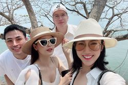 Thúy Ngân đăng ảnh đi chơi cùng hội bạn thân, netizen đồng loạt gọi tên Trương Thế Vinh