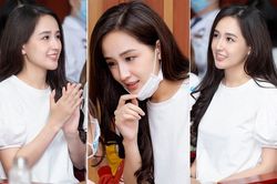 Mai Phương Thúy diện áo phông trắng giản dị vẫn đẹp rạng rỡ tại sự kiện từ thiện