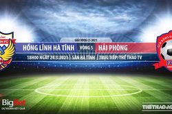 Soi kèo nhà cái Hà Tĩnh vs Hải Phòng. TTTV. Trực tiếp bóng đá Việt Nam hôm nay