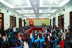 Cử tri phường Quán Thánh (Hà Nội) tín nhiệm tuyệt đối với 9 người ứng cử ĐBQH