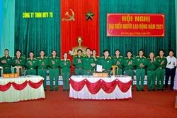 Hội nghị đại biểu người lao động Công ty 78 (Binh đoàn 15)