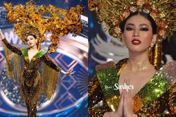 Màn trình diễn quốc phục với thần thái đỉnh cao của Ngọc Thảo tại Miss Grand International