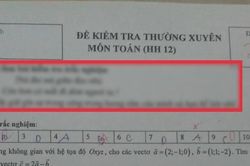 Giáo viên Toán ghi thêm câu thơ vào đề kiểm tra thường xuyên, teen đọc xong sợ 'xanh mặt'
