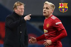HLV Koeman rủ Van de Beek về Barca