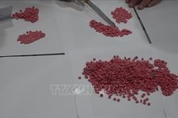 Phát hiện 16.000 viên ma túy tổng hợp trong 2 bao tải ven đường