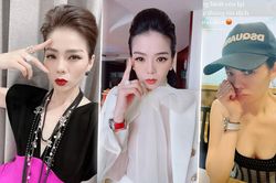 Báo lịch diễn cũng chống cằm 'so deep', Lệ Quyên mê giơ tay khéo khoe nhẫn kim cương bạc tỷ