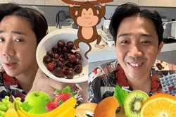 Trấn Thành livestream khoe ăn sáng healthy như 'khỉ trong rừng' vào lúc 12 giờ trưa