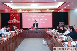 Phiên họp thứ 58, UBND tỉnh khóa XIV