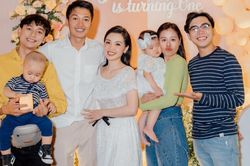 Nam Thư, Minh Dự 'đọ' độ dễ thương bên thiên thần nhỏ nhà Quang Tuấn - Linh Phi
