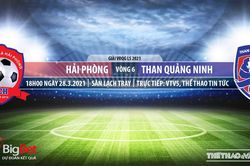 Soi kèo nhà cái Hải Phòng vs Quảng Ninh. TTTV trực tiếp LS 6 V-League 2021