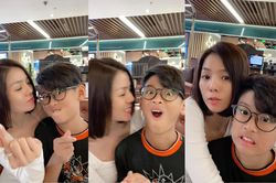 Lệ Quyên khoe ảnh bên con trai, không quên nhắc đến công lao của tình trẻ Lâm Bảo Châu