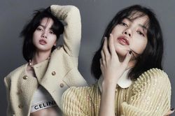 Lisa khoe dáng lạ trên tạp chí Harper's Bazaar China số tháng 4, mở khóa 2 bìa lục đại