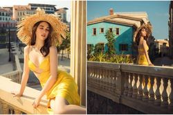 Không phải mặt trời nhưng Ngọc Trinh vẫn chói chang với đường cong nóng mắt!