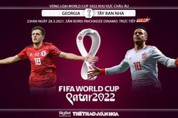 Soi kèo Grudia vs Tây Ban Nha. Vòng loại World Cup 2022 khu vực châu Âu