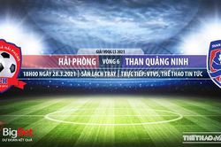 Soi kèo nhà cái Hải Phòng vs Quảng Ninh. VTV5. VTC3. Trực tiếp bóng đá Việt Nam hôm nay