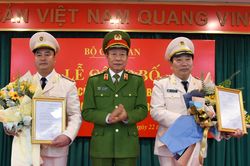 Bộ trưởng Bộ Công an bổ nhiệm 2 tân Cục trưởng