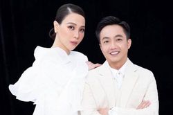 Cường Đô La hiếm hoi diện vest bảnh bao như chú rể bên cạnh bà xã Đàm Thu Trang