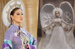 Lộ Trang phục dân tộc cùng Khánh Vân thi Miss Universe: Đơn điệu, có thua xa loạt đối thủ?