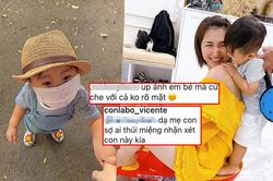 Bị chê đăng ảnh con mà che mặt, Hòa Minzy đáp trả cực gắt: 'Sợ ai thối miệng nhận xét nọ kia'