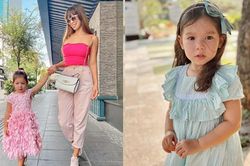 Con gái lai Tây của Hà Anh gần 3 tuổi đã cao vống