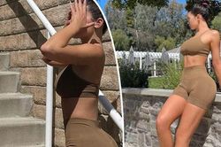 Nữ tỷ phú Kylie Jenner khoe ba vòng 'bốc lửa' khi chạy bộ