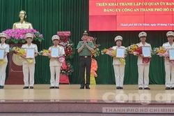 Thành lập Cơ quan Ủy ban Kiểm tra Đảng ủy Công an TPHCM