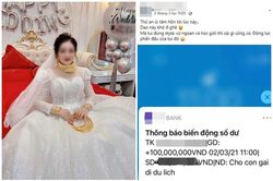 Nàng dâu đeo vàng được mẹ cho 100 triệu đi du lịch gây choáng