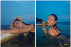 Đăng ảnh bikini, netizen 'tóm gọn' Châu Bùi hẹn hò BinZ