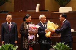 Quốc hội miễn nhiệm ba Phó Chủ tịch Quốc hội