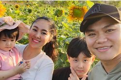 Mới xa cách 1 tuần, Lê Phương đã nhớ chồng đến 'đầu bù tóc rối'