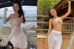 Sao Việt đua nhau diện đồ mỏng tang lộ rõ nội y khiến khán giả nhìn muốn đỏ mặt