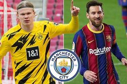 Man City quyết tâm 'đánh cả cụm' Messi và Haaland