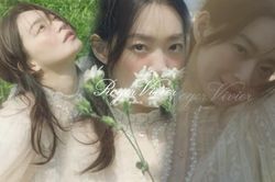 Mở đầu 'Tháng Tư là lời nói dối của anh': Shin Min Ah xuất thần trong bộ ảnh cưới với Kim Woo Bin?