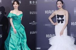 Dương Tử 'nắm tay' Tống Thiến lọt top sao nữ mặc xấu, lùm xùm nhất tại Đêm hội BAZAAR
