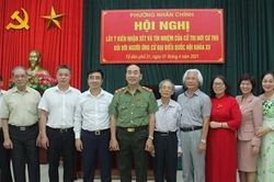 Cử tri tín nhiệm Thứ trưởng Trần Quốc Tỏ ứng cử, tái cử đại biểu Quốc hội khóa XV