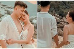 Phát ghen ảnh ngọt ngào của Lệ Quyên và tình trẻ trên bờ biển