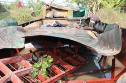 Nổ phà ở Long An, 1 người chết, 2 người bị bỏng nặng