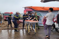 Sập giàn giáo công trình ở Bắc Ninh, 2 công nhân thiệt mạng