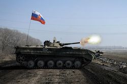 Ly khai dùng xe chiến đấu bộ binh đời đầu tấn công Ukraine
