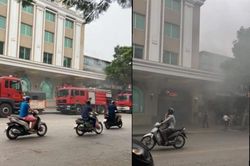 Hà Nội: Cháy tầng hầm Trung tâm thương mại Tràng Tiền Plaza