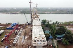 Cầu trăm tỷ nối Hải Phòng - Hải Dương nguy cơ chậm tiến độ