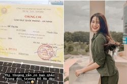 Hoàn thành khóa học Quốc phòng với loại giỏi, hoa hậu Đỗ Thị Hà còn gây bất ngờ với chức vụ quan trọng