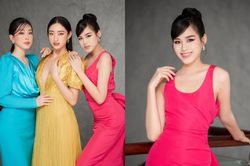 Hoa hậu Đỗ Thị Hà đổi kiểu váy mới, không khoe chân mà nhìn vẫn cảm giác chân dài miên man