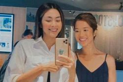 Lâu lắm mới thấy Hà Tăng hội ngộ em chồng nhà tỷ phú: Xuề xòa mà xinh cả đôi, visual nàng ngọc nữ đúng là không đùa được