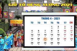 Lịch nghỉ lễ trong tháng 4 và 5