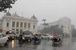 Tuần tới, thành phố Hà Nội có nhiều ngày mưa