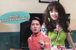 Phản ứng bất ngờ của Trường Giang khi bà xã 'bị ăn tát' trong phim mới