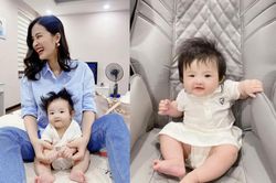 Đông Nhi tự hào con gái cưng Winnie mới 5 tháng tuổi đã biết tạo dáng điệu đà như người mẫu nhí